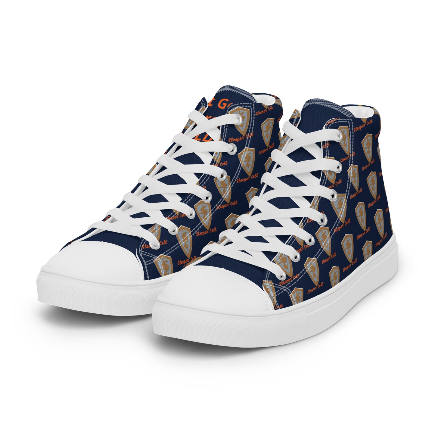 Men’s high top canvas shoes