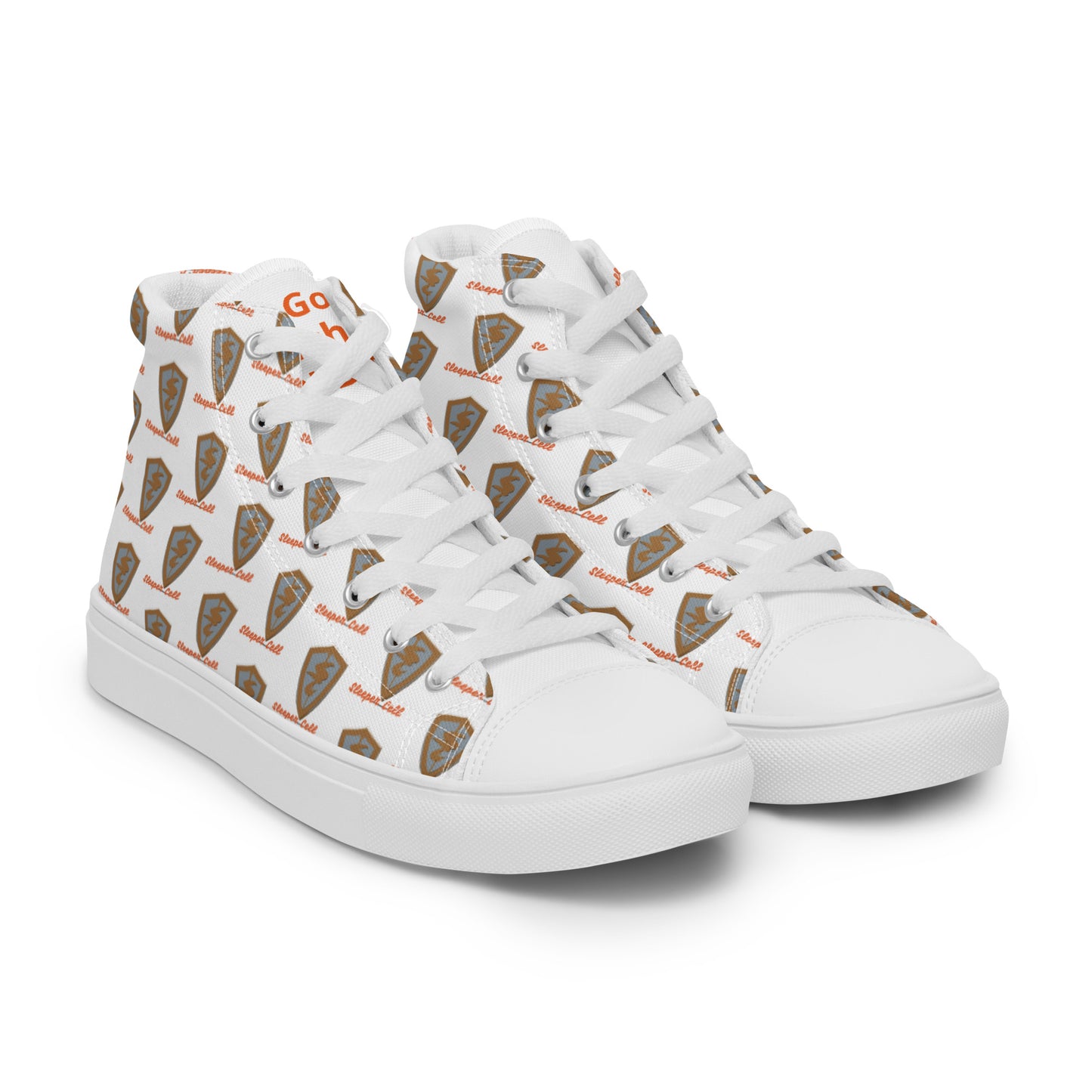 Men’s high top canvas shoes