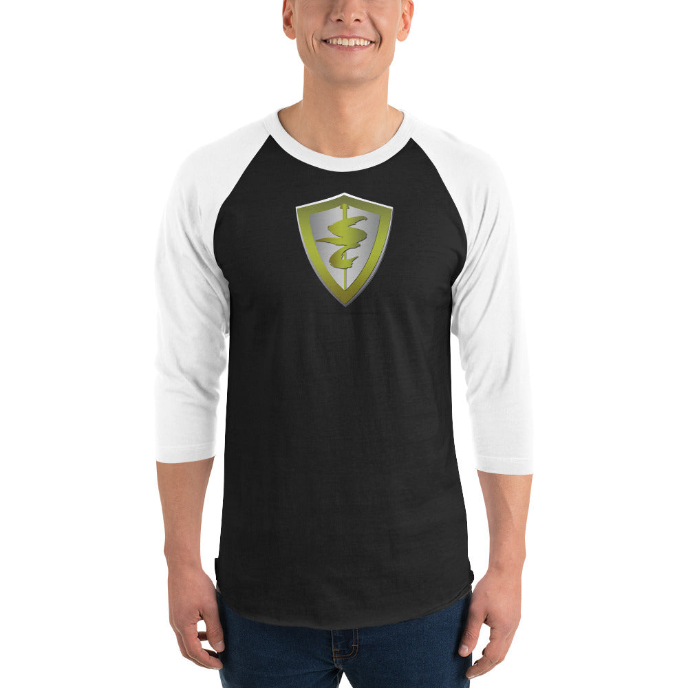 3/4 sleeve raglan shirt