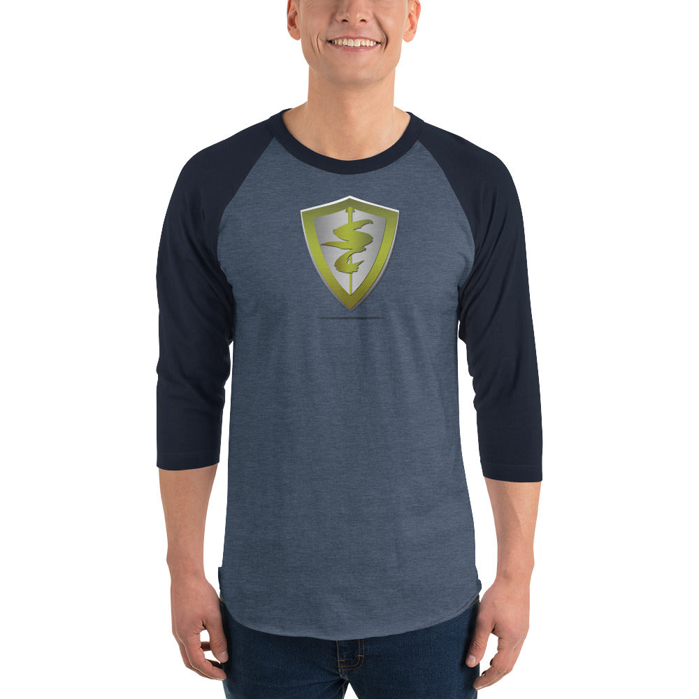 3/4 sleeve raglan shirt