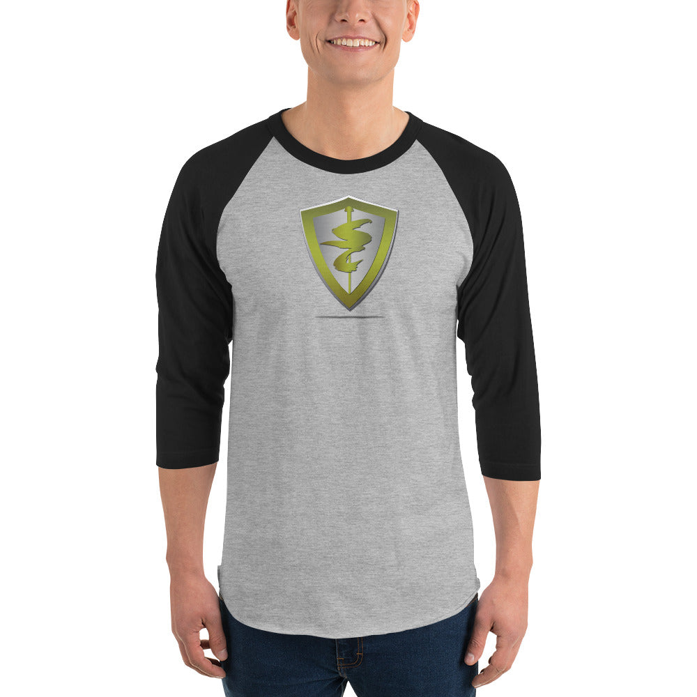 3/4 sleeve raglan shirt