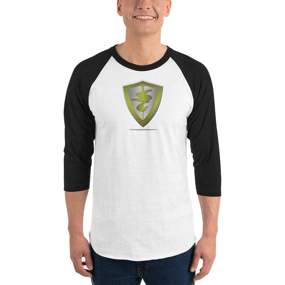 3/4 sleeve raglan shirt