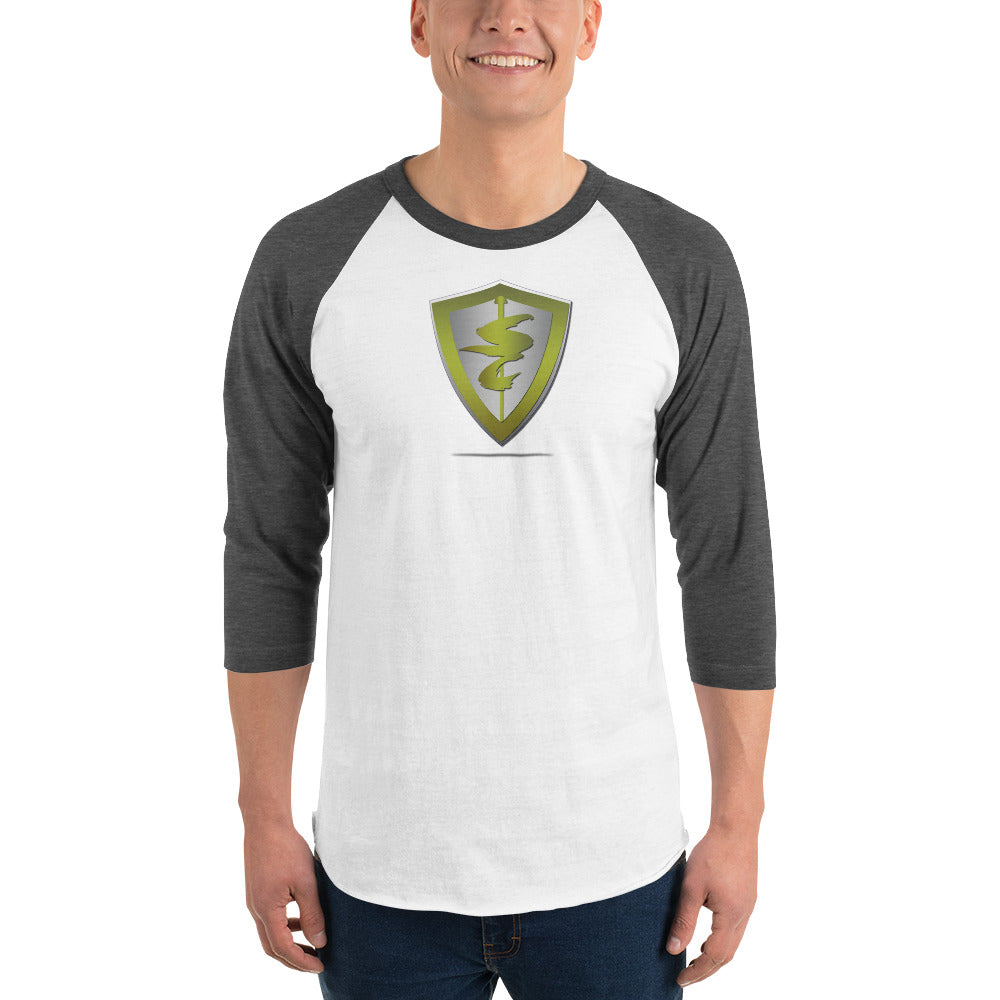 3/4 sleeve raglan shirt