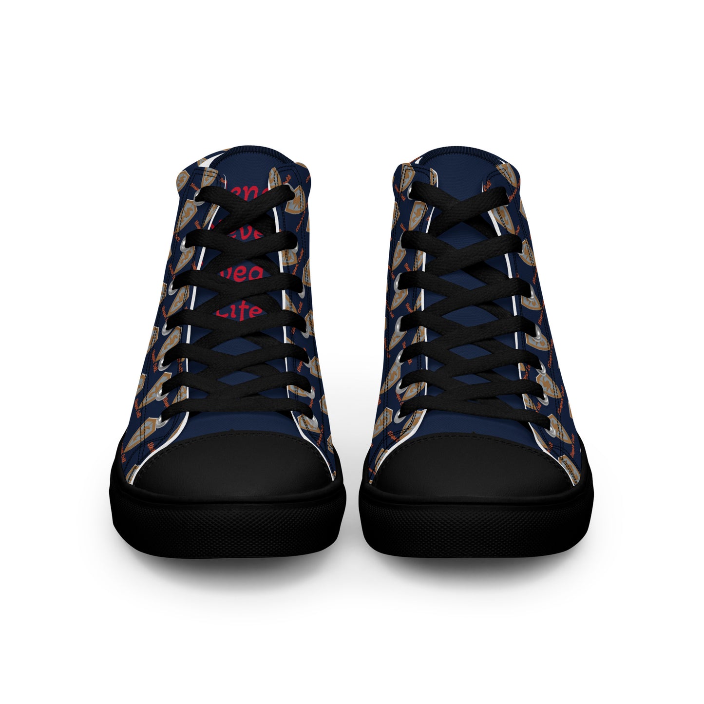 Women’s high top canvas shoes